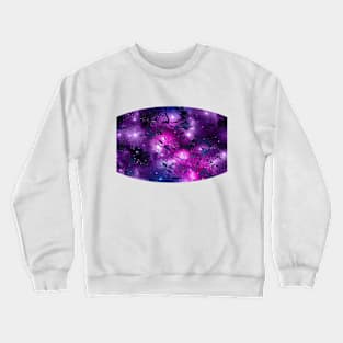 Galaxy Nebula Purple Crewneck Sweatshirt